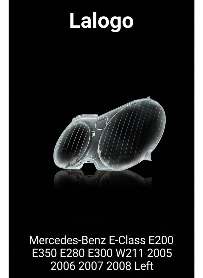 Headlight Lens Cover for Mercedes-Benz E-Class E200 E350 E280 E300 W211 2005 2006 2007 2008 Left-10902010L